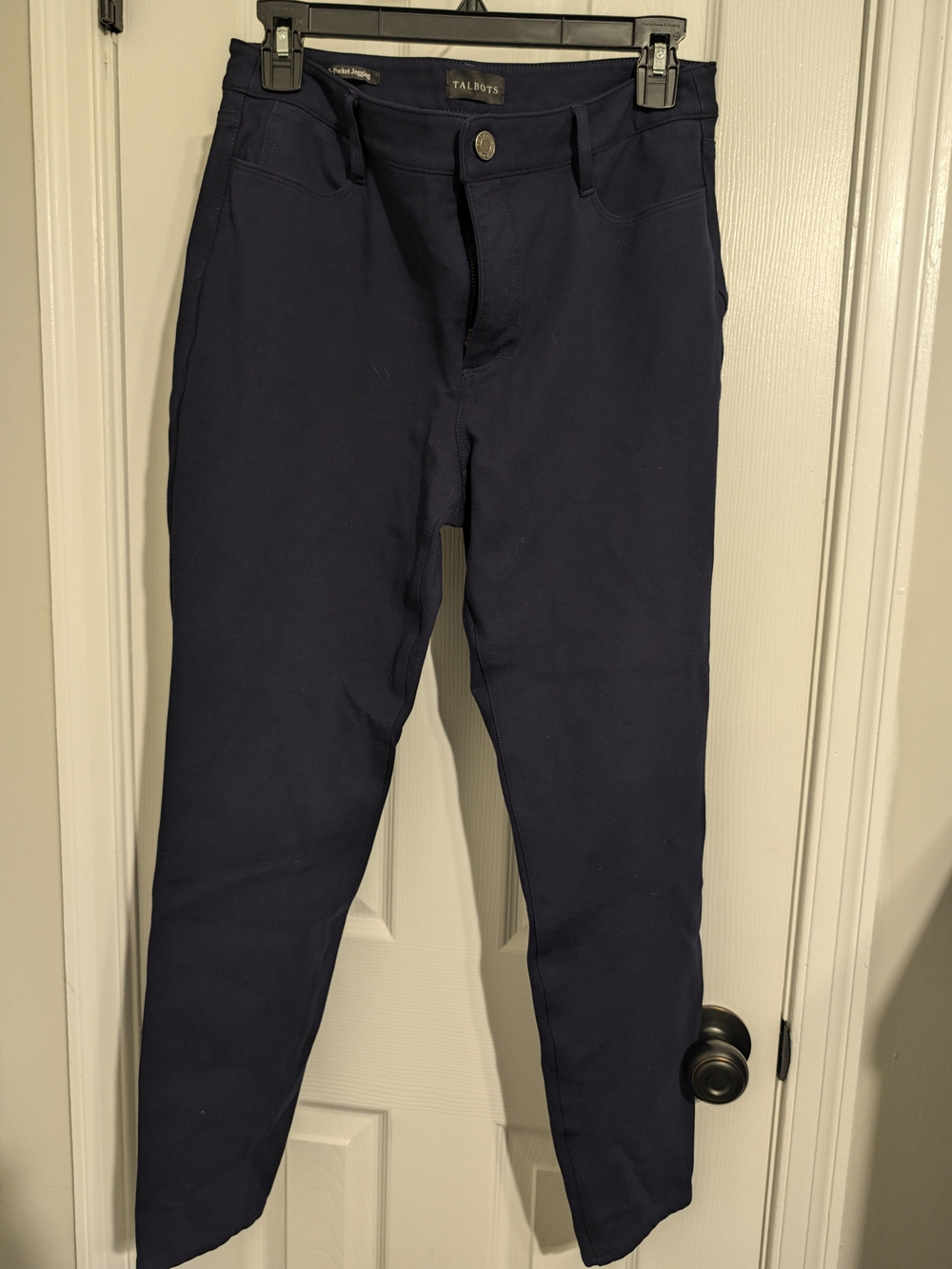 Talbots Men's Navy Slim Stretch Pants